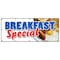 Signmission BREAKFAST SPECIAL BANNER SIGN ayce waffle pancake bacon egg all can eat B-120 Breakfast Special - alternate 1